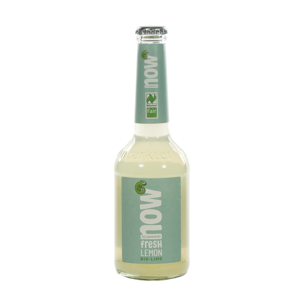 Now Bio  Fresh Lemon  33 cl  Fles