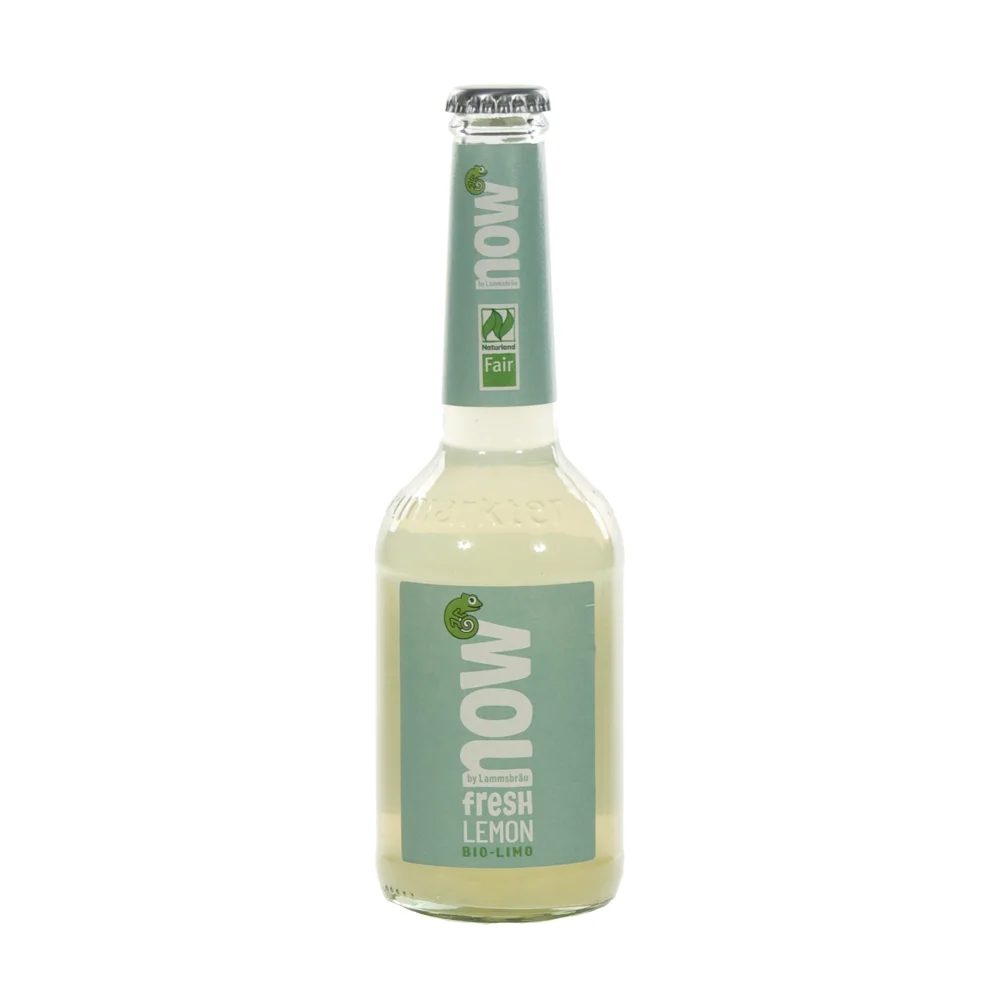 Now Bio  Fresh Lemon  33 cl  Fles