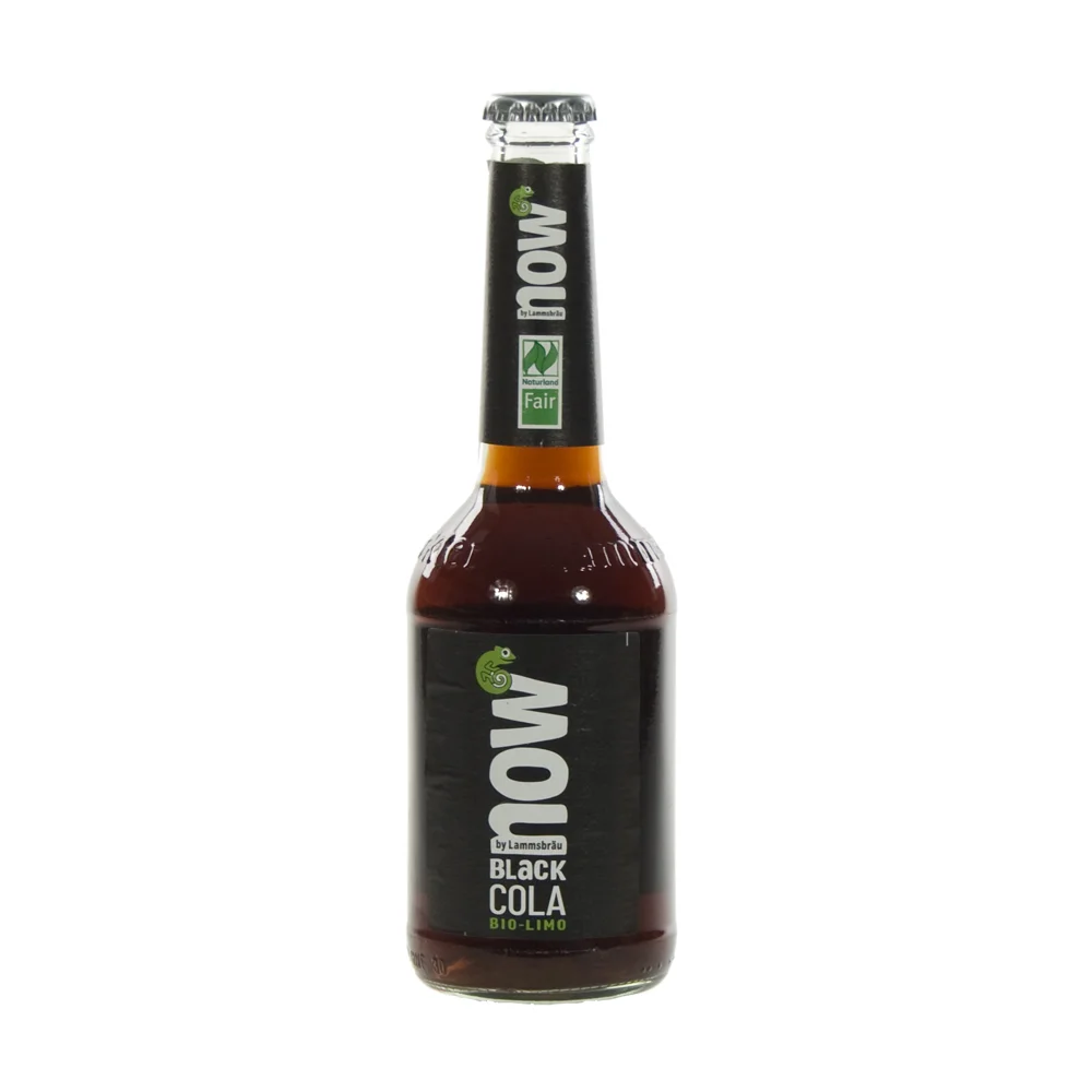 Now Bio  Black Cola  33 cl  Fles