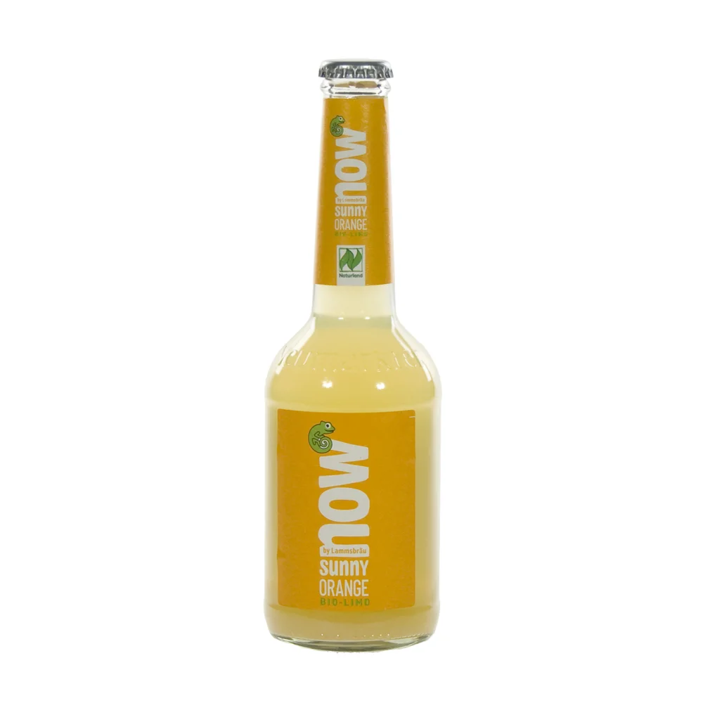 Now Bio  Sunny Orange  33 cl  Fles