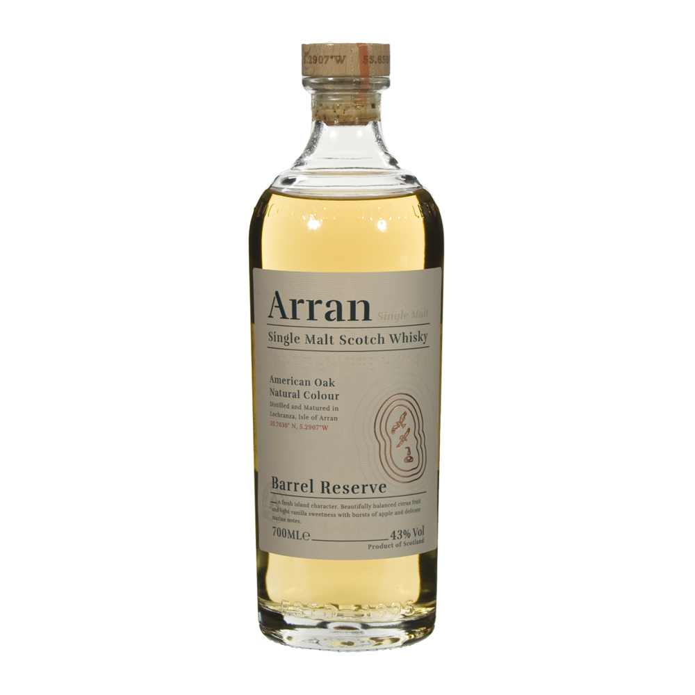 Arran Barrel Reserve 43´%  70 cl  Fles
