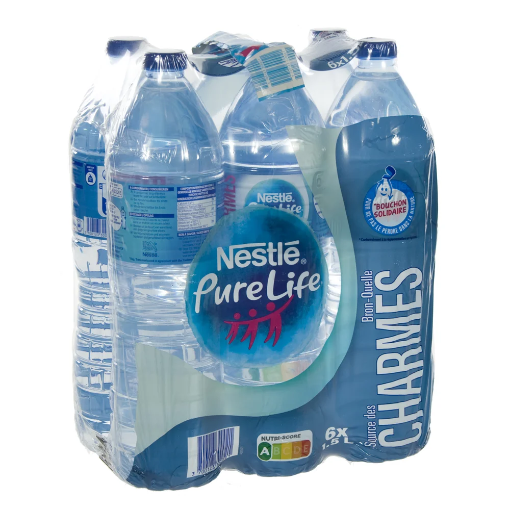 Nestle pure Life PET  Plat  1,5 liter  Pak  6 st