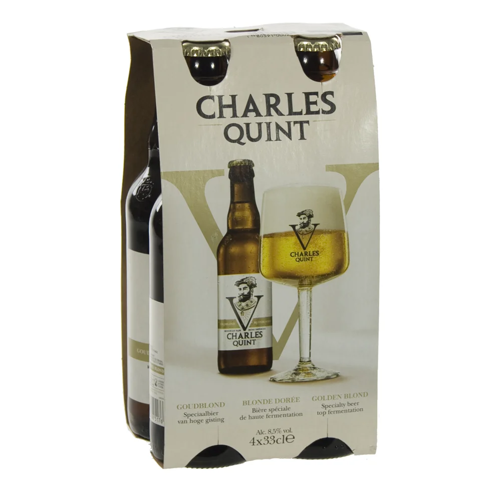 Charles Quint  Blond  33 cl  Clip 4 fl