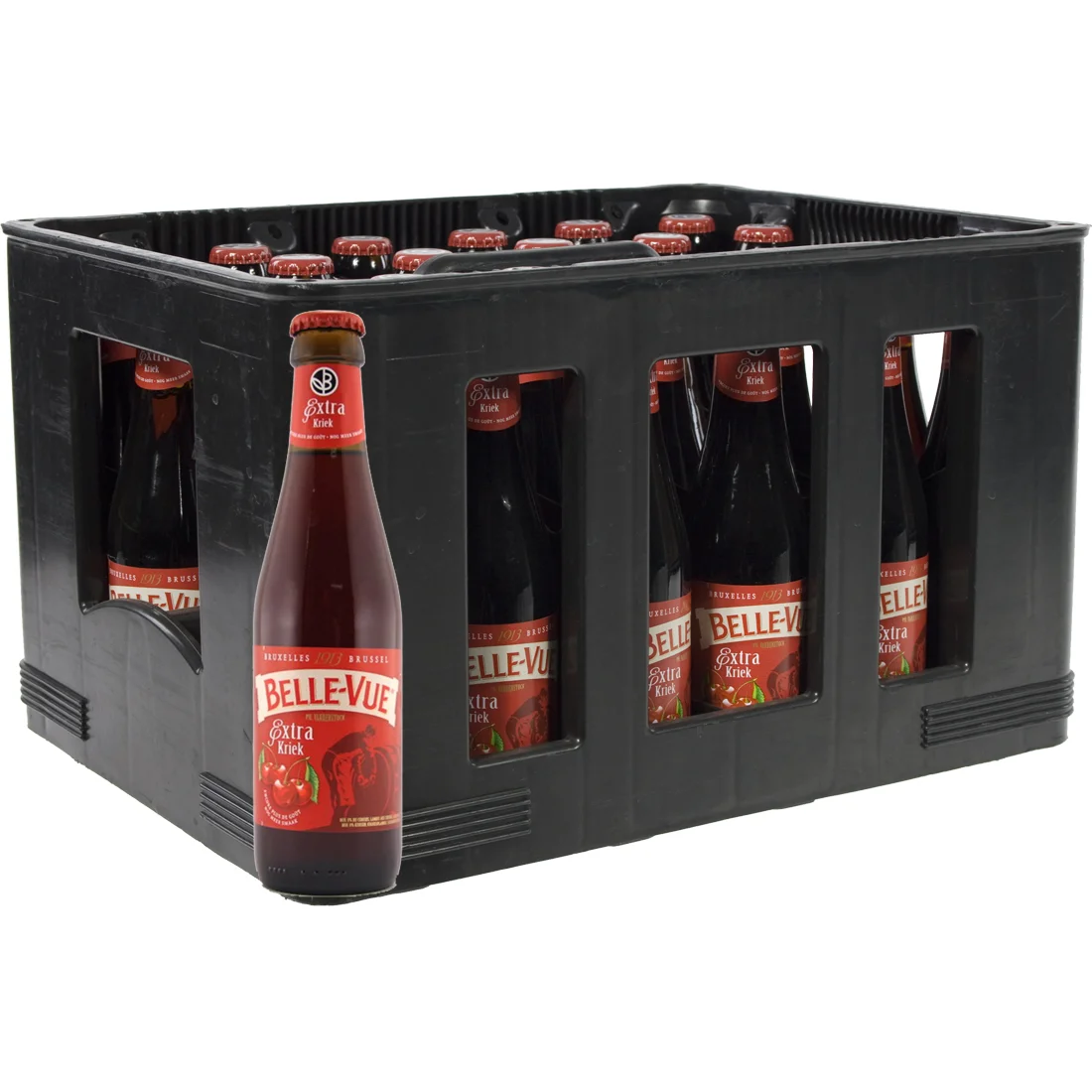 Belle Vue kriek  Kr Extra  25 cl  Bak 24 st