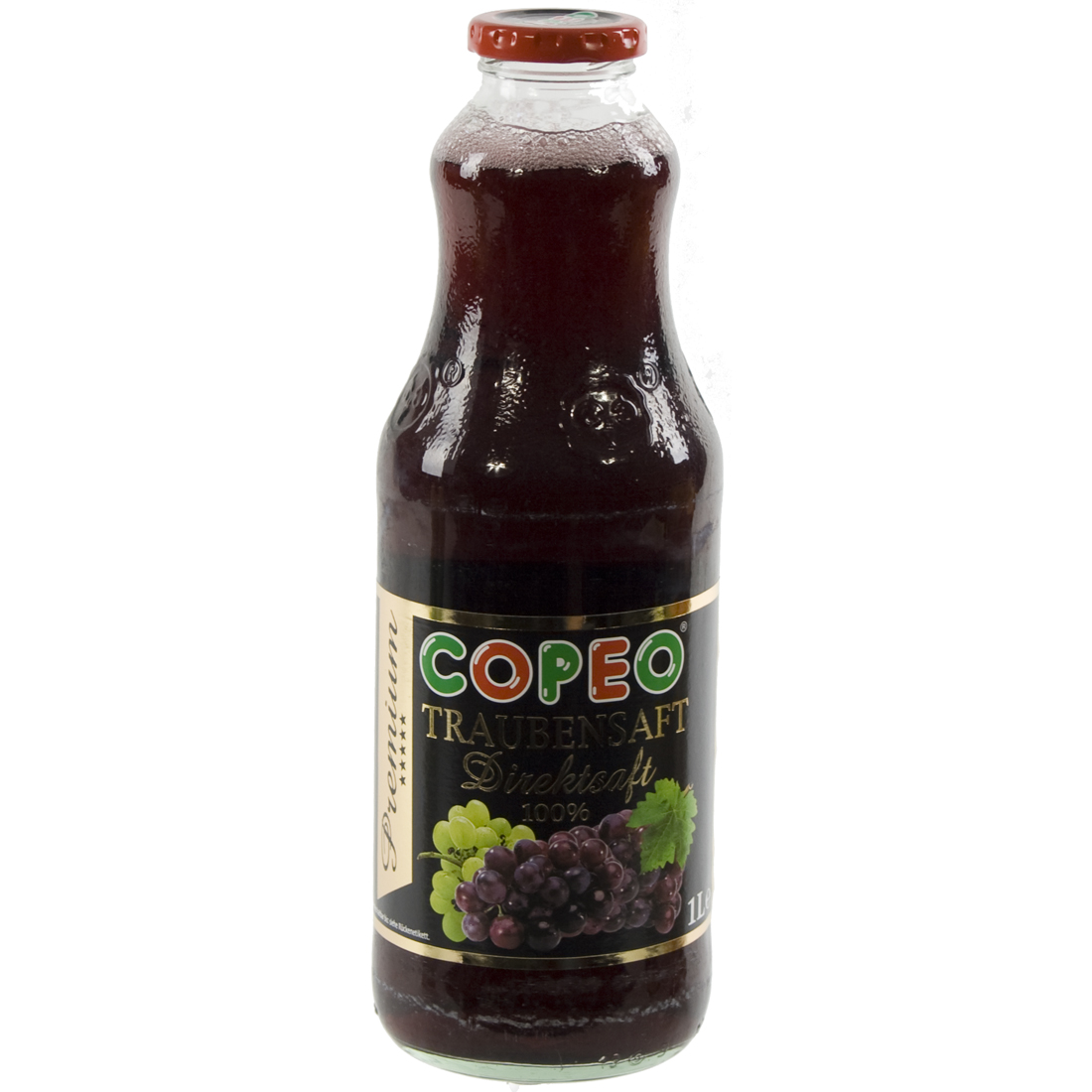 Copeo fruitsap  Druif rood  1 liter  Fles