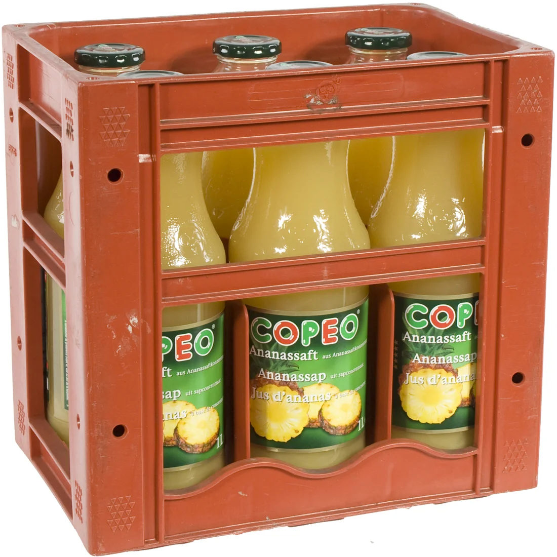 Copeo fruitsap  Ananas  1 liter  Bak  6 fl