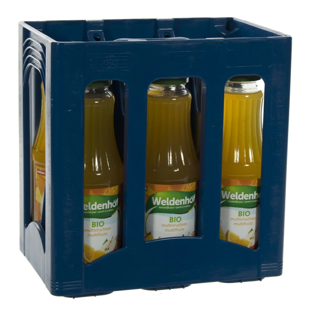 Weldenhof BIO fruitsap  Multi  1 liter  Bak  6 fl
