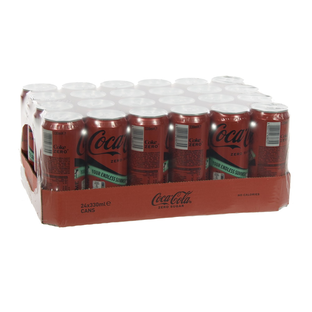 Coca Cola  Zero  33 cl  Blik 24 pak