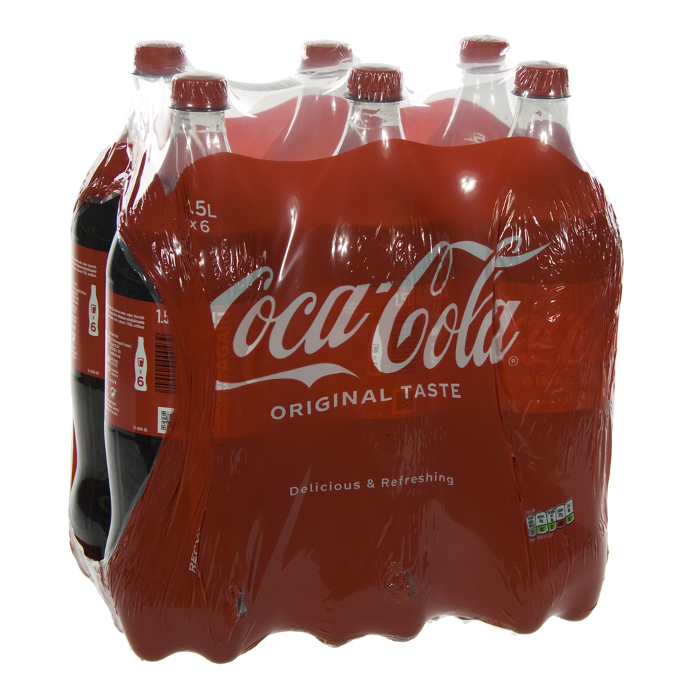 Coca Cola PET  Regular  1,5 liter  Pak  6 st