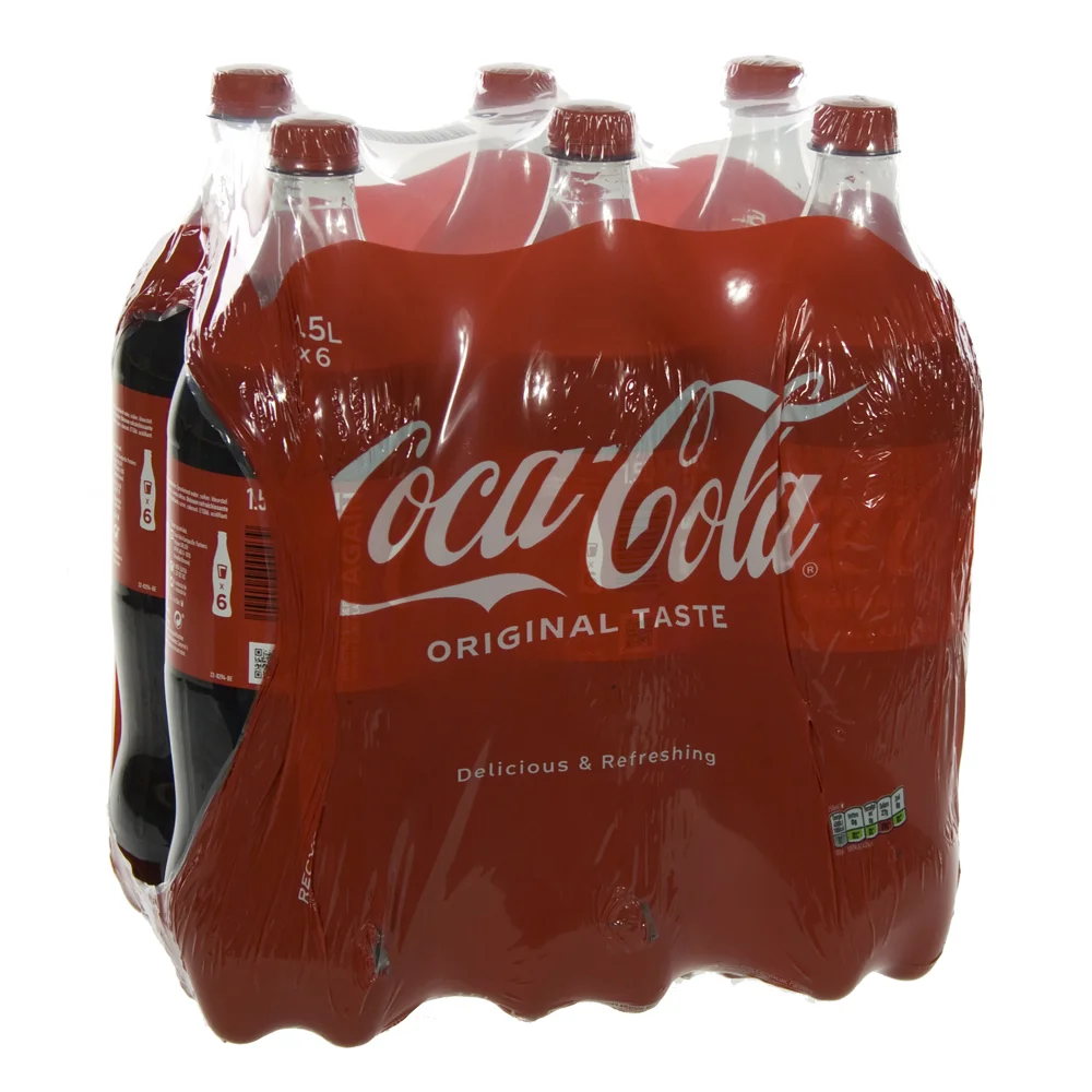 Coca Cola PET  Regular  1,5 liter  Pak  6 st