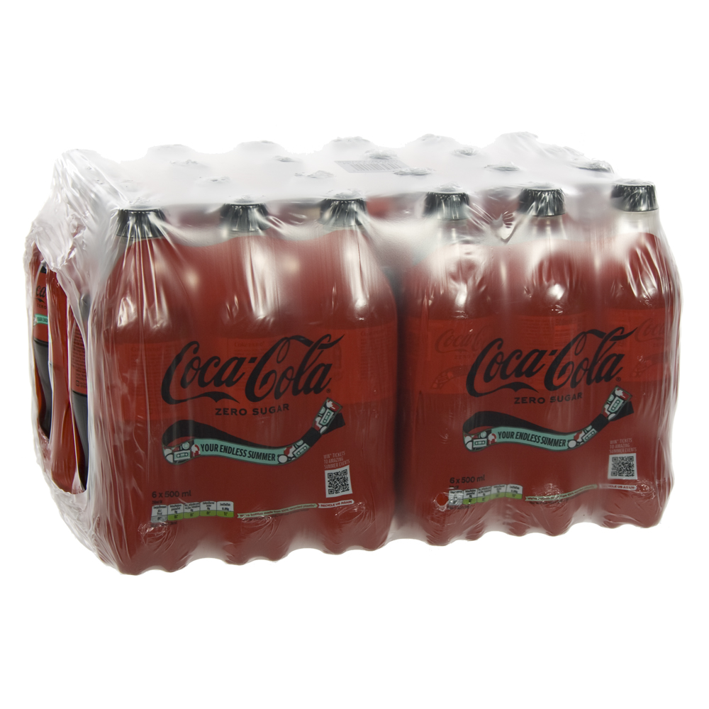 Coca Cola PET  Zero  50 cl  Pak 24 st