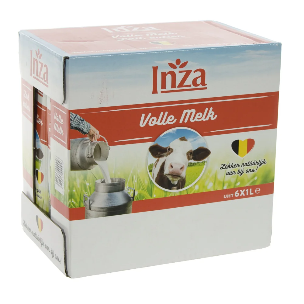 Inza Melk brik  Volle  1 liter  Pak  6 st