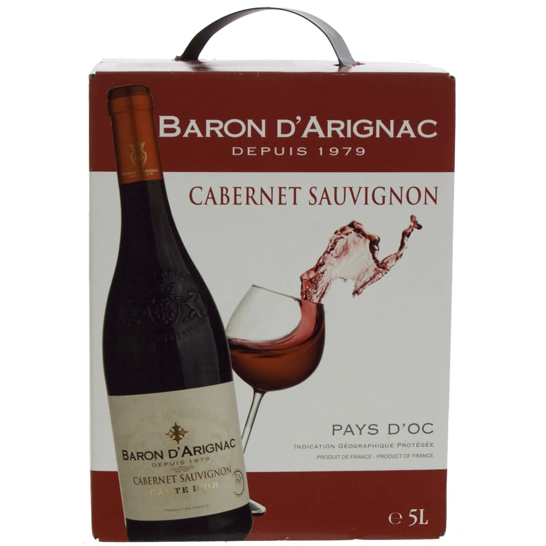 Baron d' Arignac  Rood  5 liter  Vat
