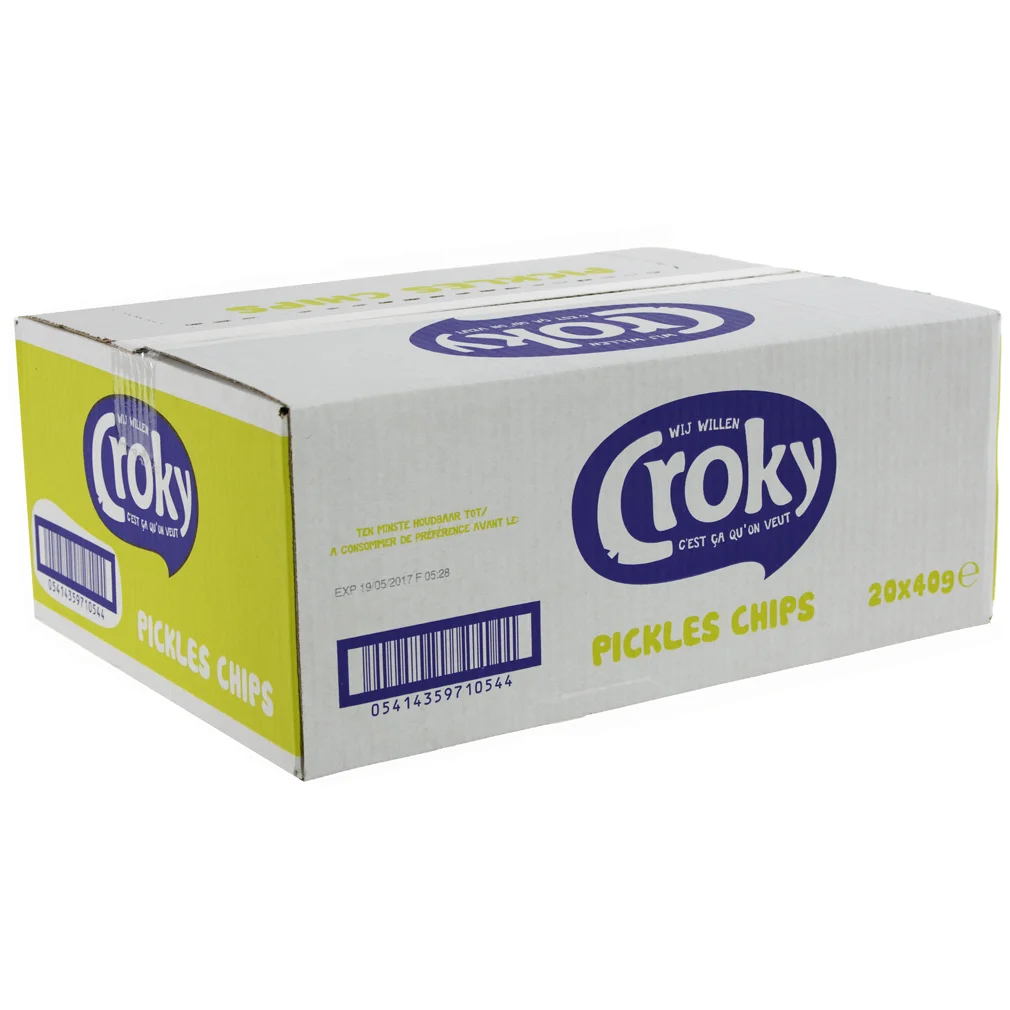 Croky Chips  Pickels  Doos 20st  40 g