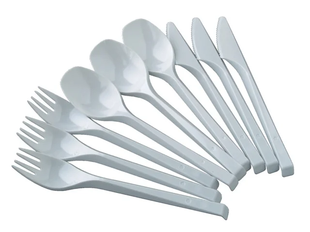 Plastieke Messen groot  Pak 100 st