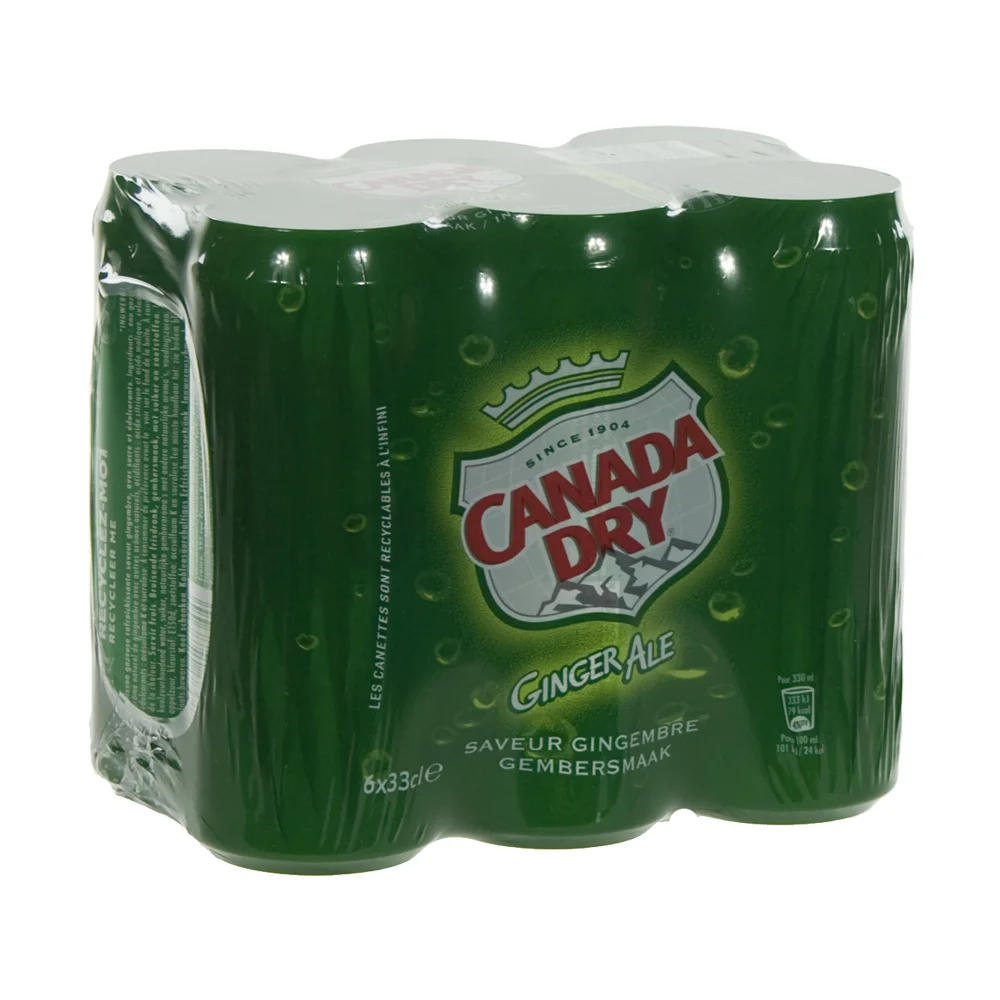 Canada dry  33 cl  Blik  6 pak