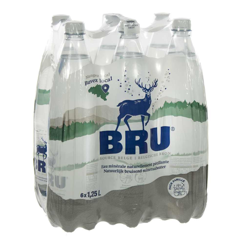 Bru Pet  1,25 liter  Pak  6 st
