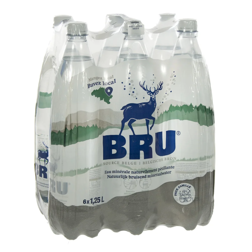Bru Pet  1,25 liter  Pak  6 st