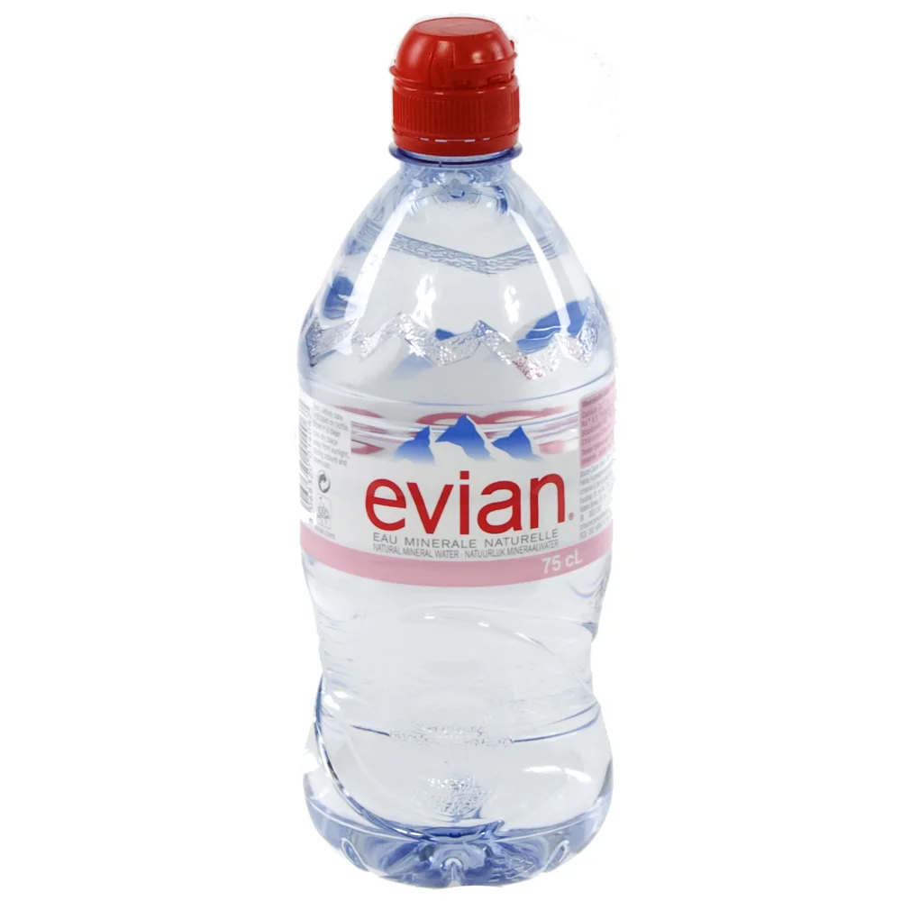Evian PET  Plat  75 cl sportdop  Fles