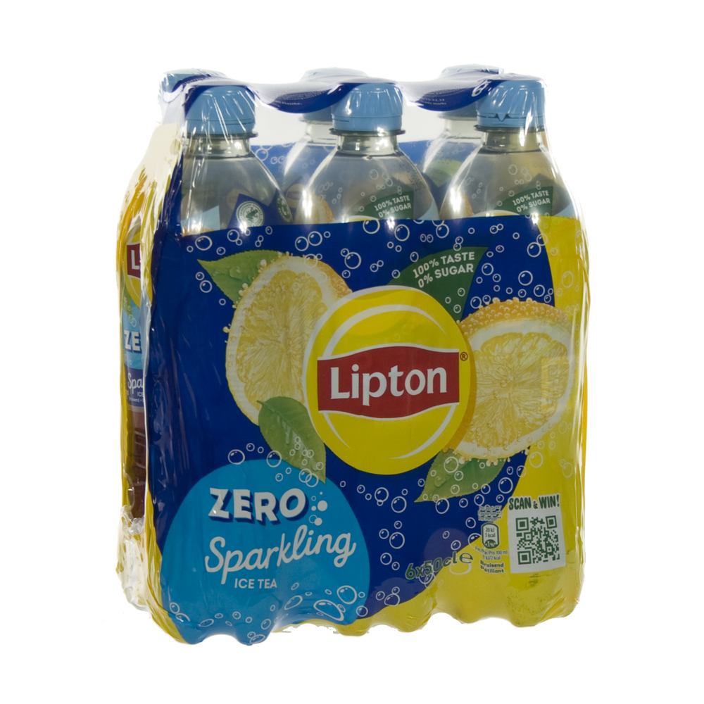 Lipton PET  Zero sugar  50 cl  Pak  6 st