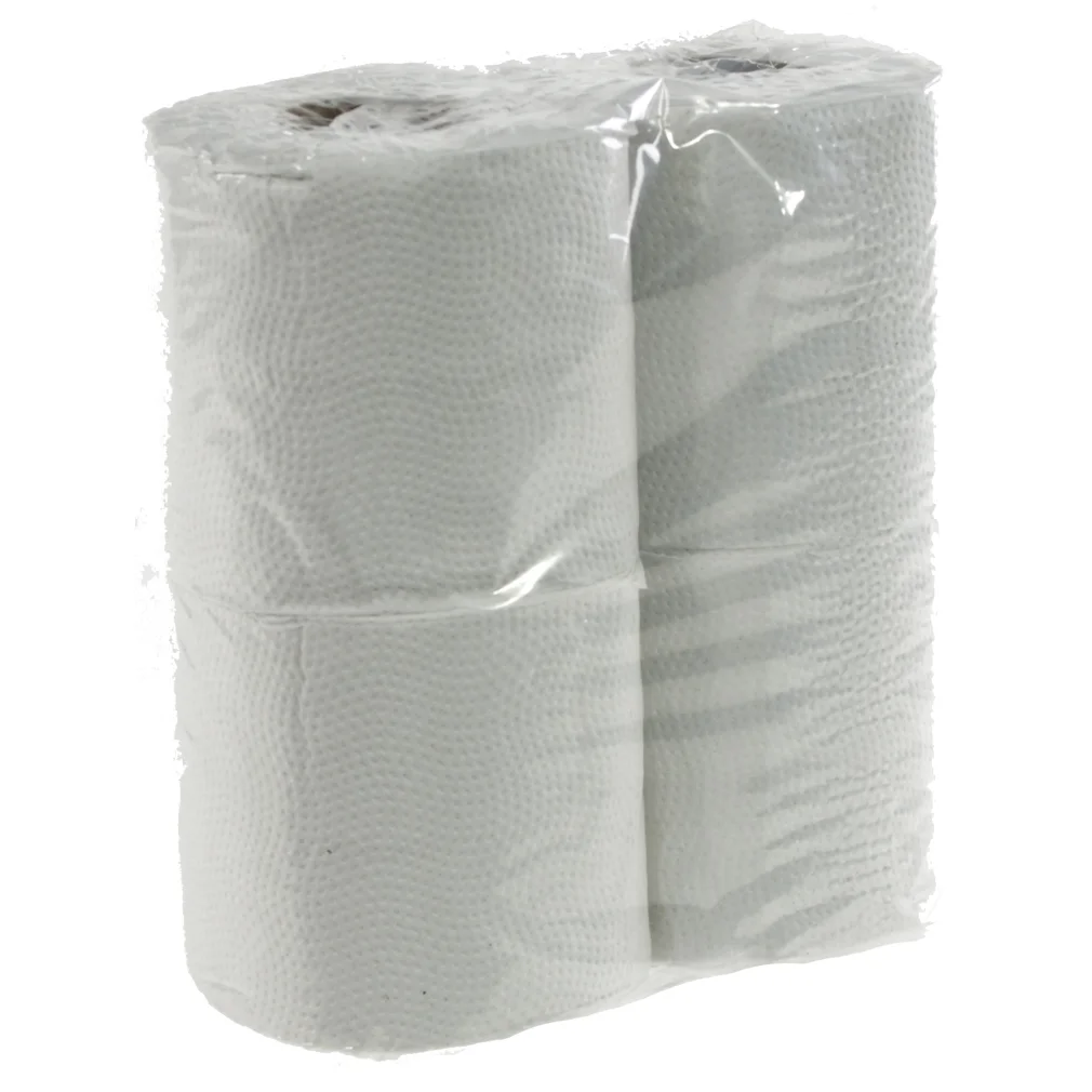 Wc papier 2 lagen wit  Pak  4 st