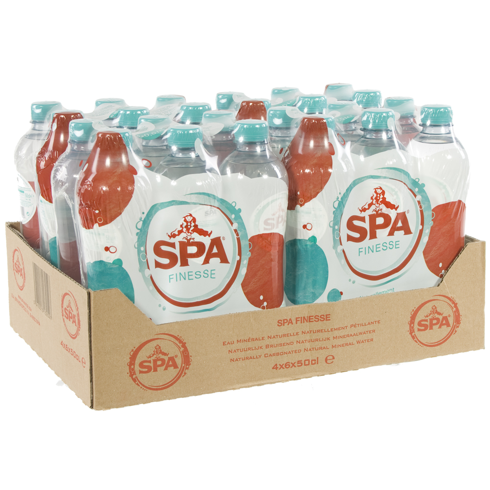 Spa PET  Soft Bruis  50 cl  Pak 24 st