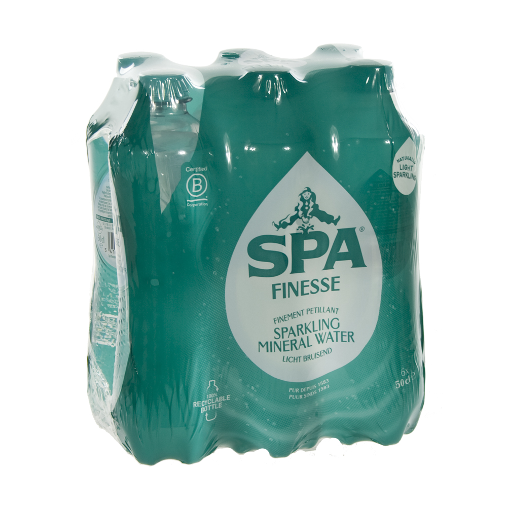 Spa PET  Soft Bruis  50 cl  Pak  6 st