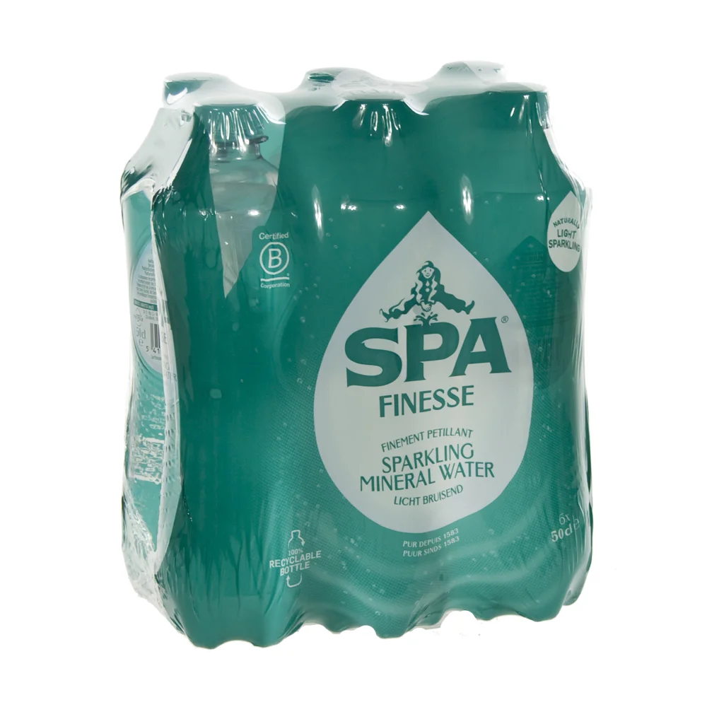 Spa PET  Soft Bruis  50 cl  Pak  6 st