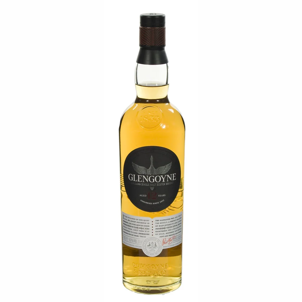 Glengoyne 12 Years old whisky  70 cl  Fles