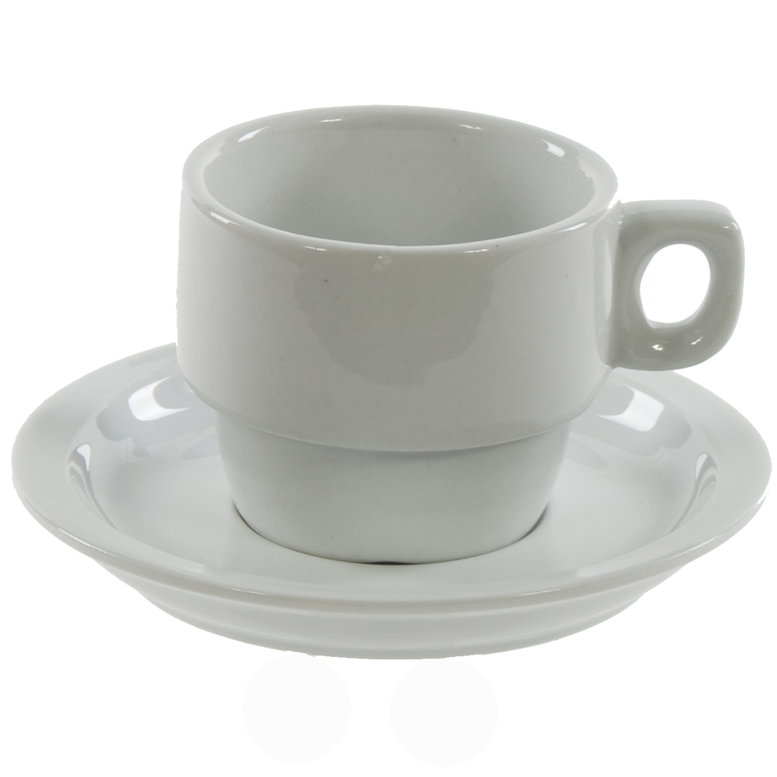 Koffietas + ondertas bak 25 stuks  Bak 25st