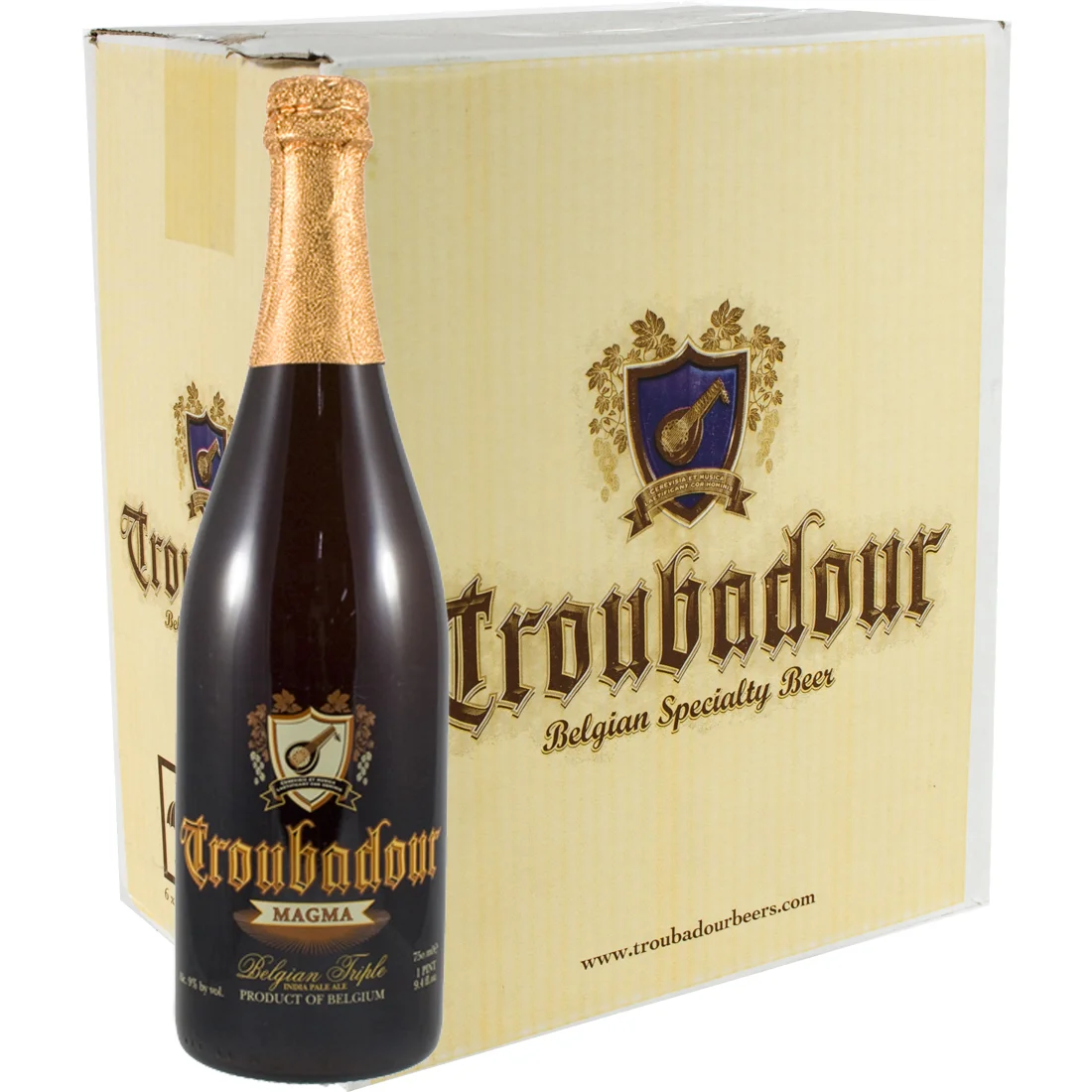 Troubadour  Amber  Magma  75 cl  Doos  6 st