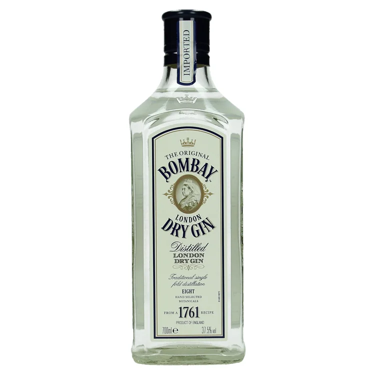 Bombay dry gin 37.5°  70 cl