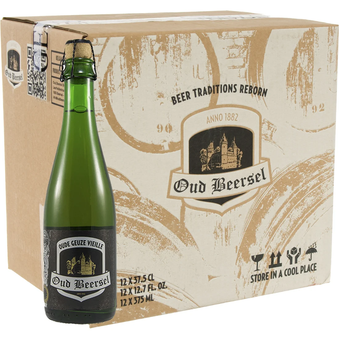 Oud beersel gueze vieille  37,5 cl  Doos 12 st