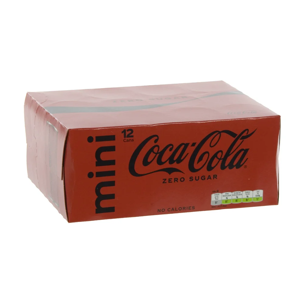 Coca Cola  Zero  15 cl  Blik 12 pak