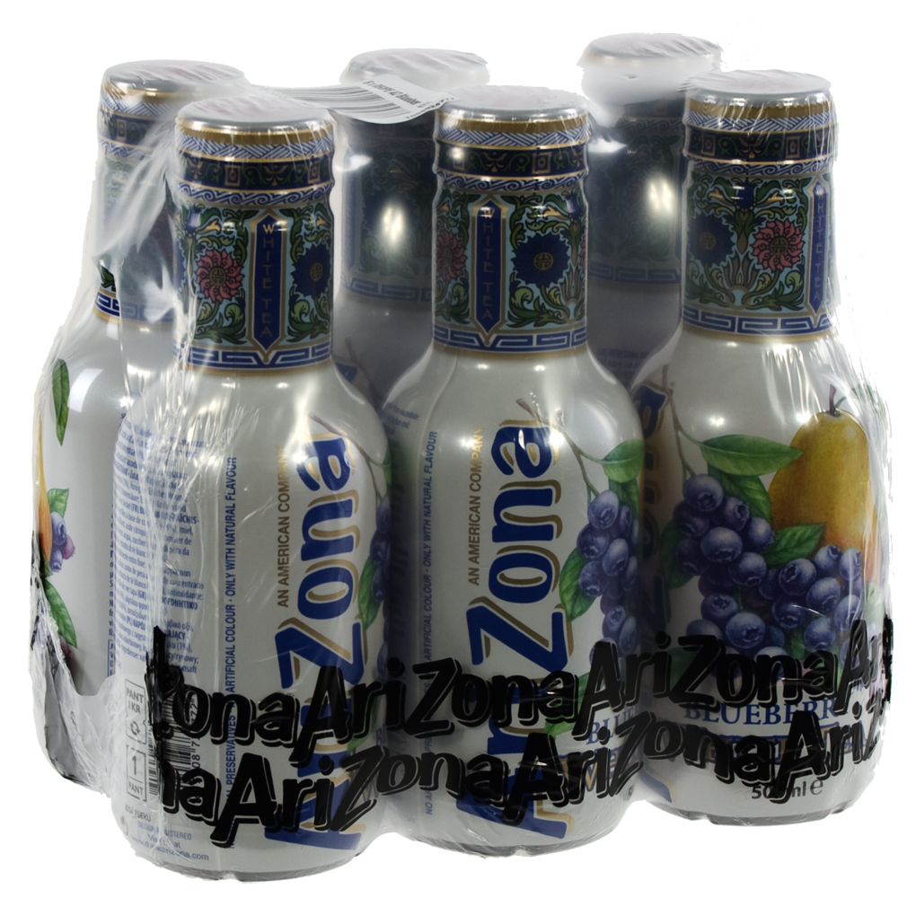 Arizona  Blueberry White tea  50 cl  Pak  6 st