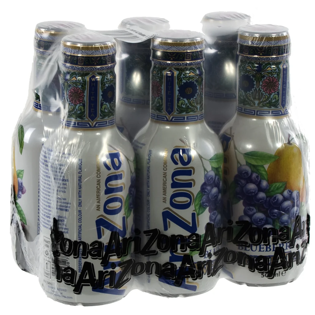 Arizona  Blueberry White tea  50 cl  Pak  6 st