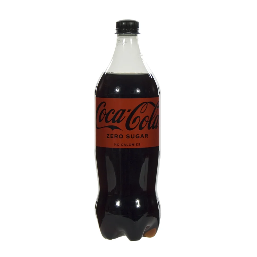 Coca Cola PET  Zero  1 liter  Fles