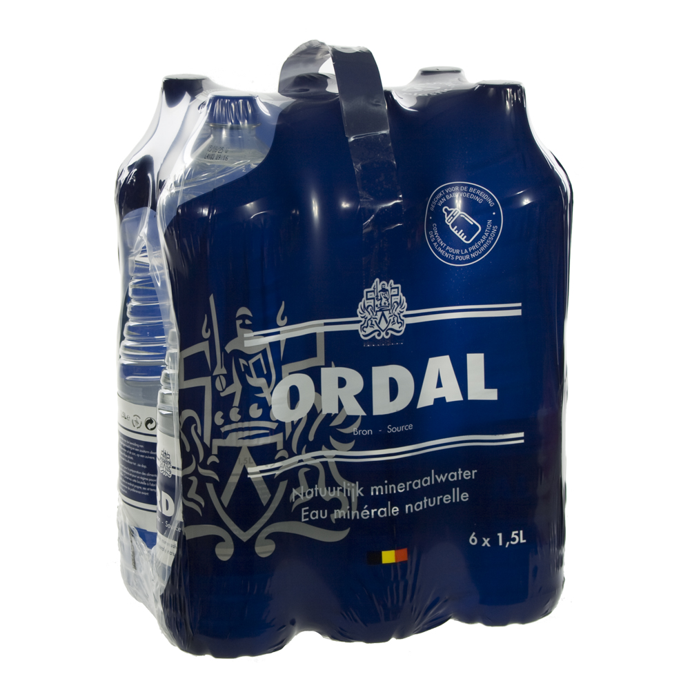 Ordal Water PET  Plat  1,5 liter  Pak  6 st