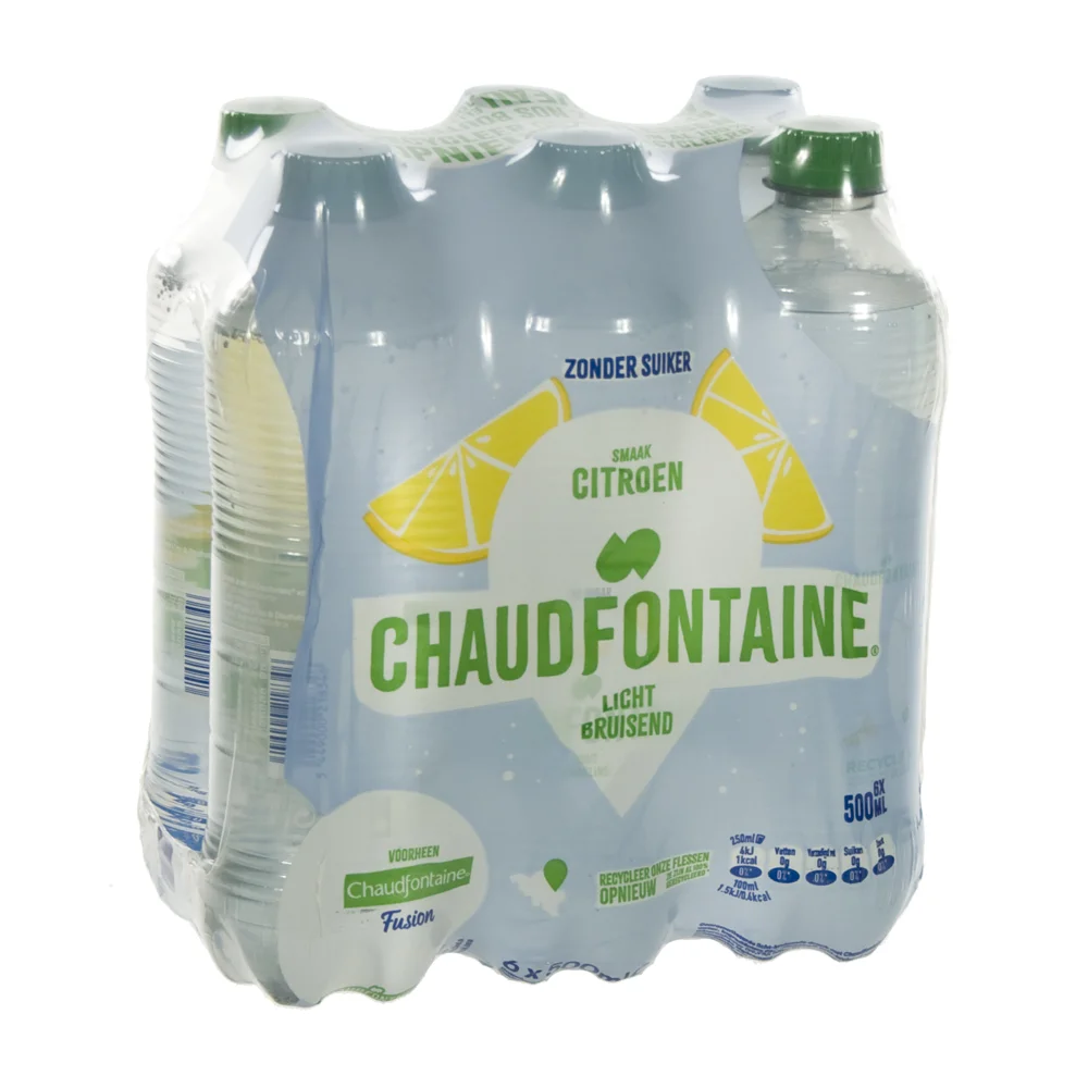 Chaudfontain Fusion Pet  Citroen  50 cl  Pak  6 st