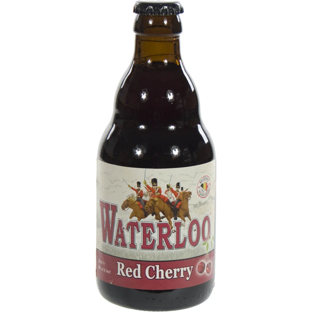Waterloo Red Cherry  33 cl  Fles
