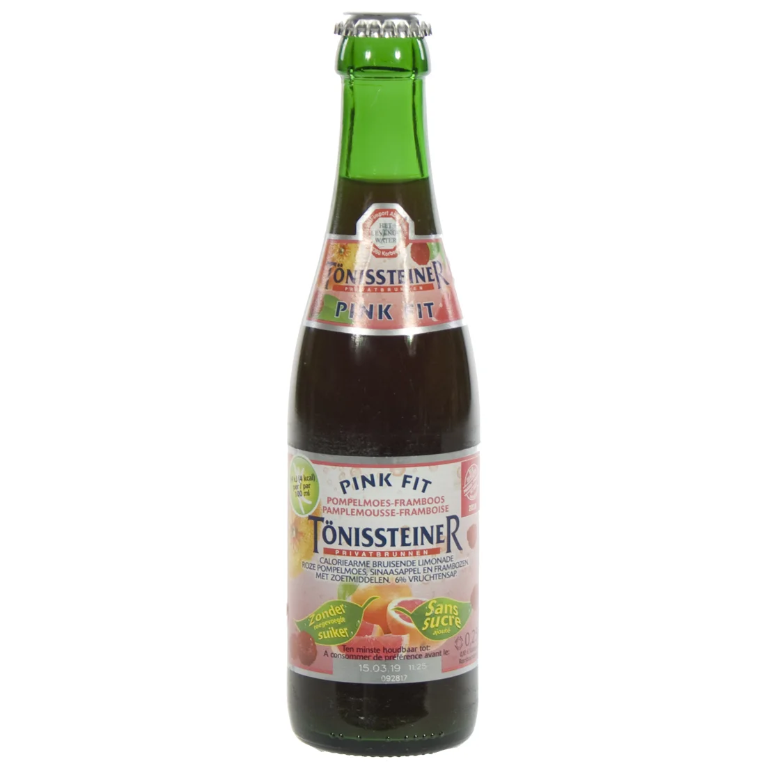 Tonissteiner limo  Pink Fit  25 cl  Fles