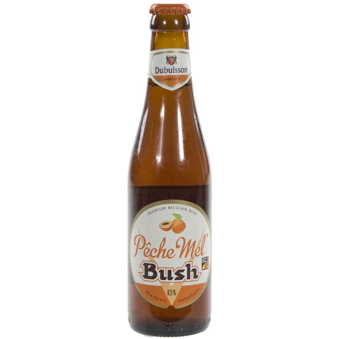 Bush Peche Mel  33 cl  Fles