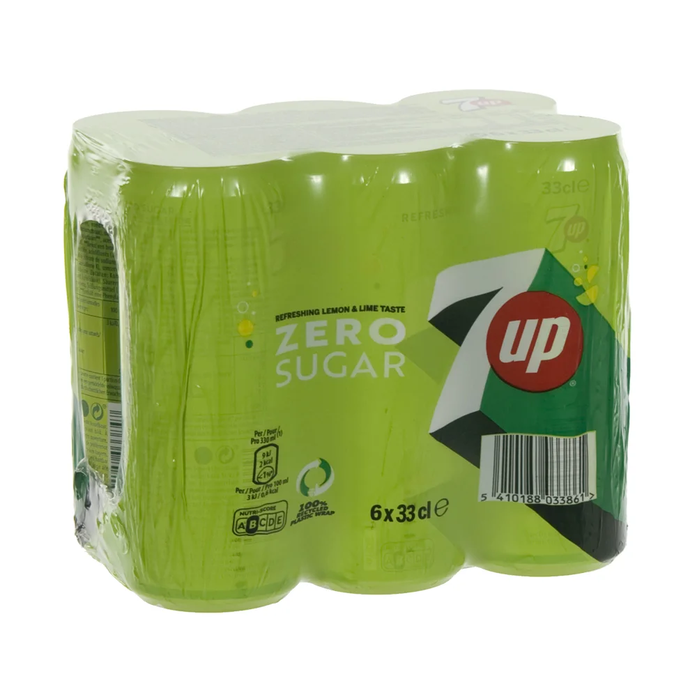 7 up  Zero  33 cl  Blik  6 pak