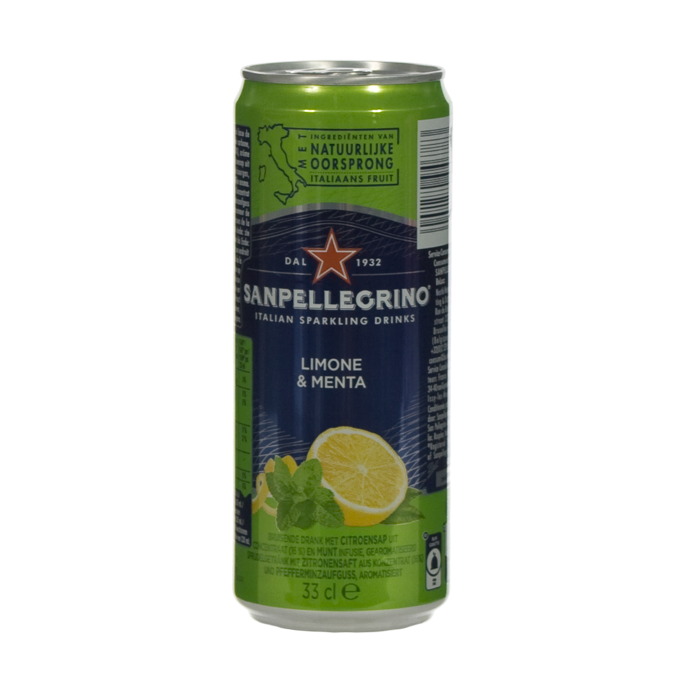 San Pellegrino Limone & Menta  33 cl  Blik