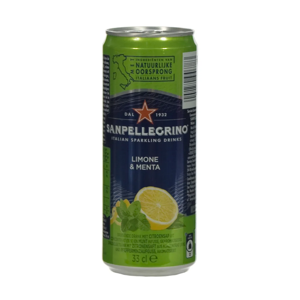 San Pellegrino Limone & Menta  33 cl  Blik