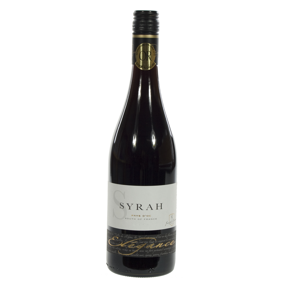 Elegance Syrah  75 cl  Fles