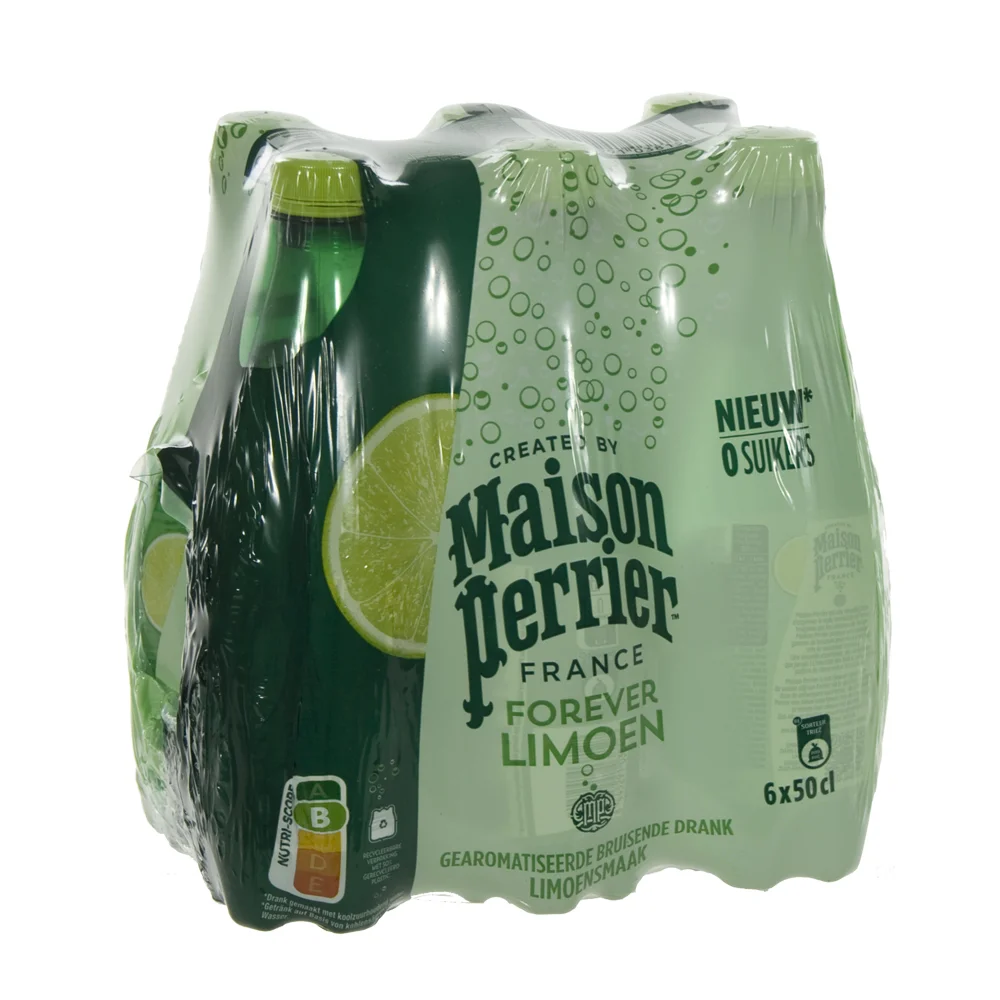 Perrier Limoen Pet  50 cl  Pak  6 st