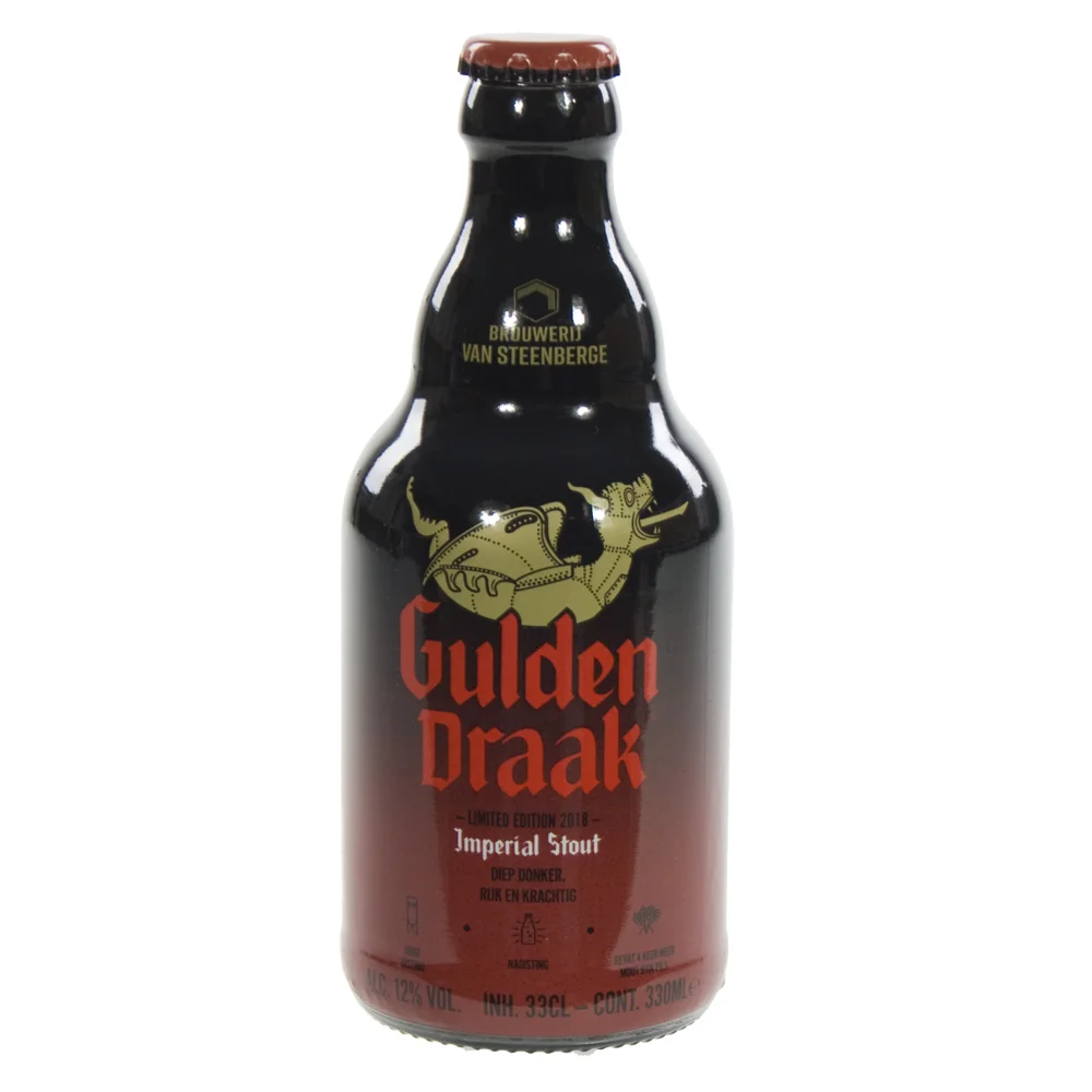 Guldendraak stout  33 cl  Fles