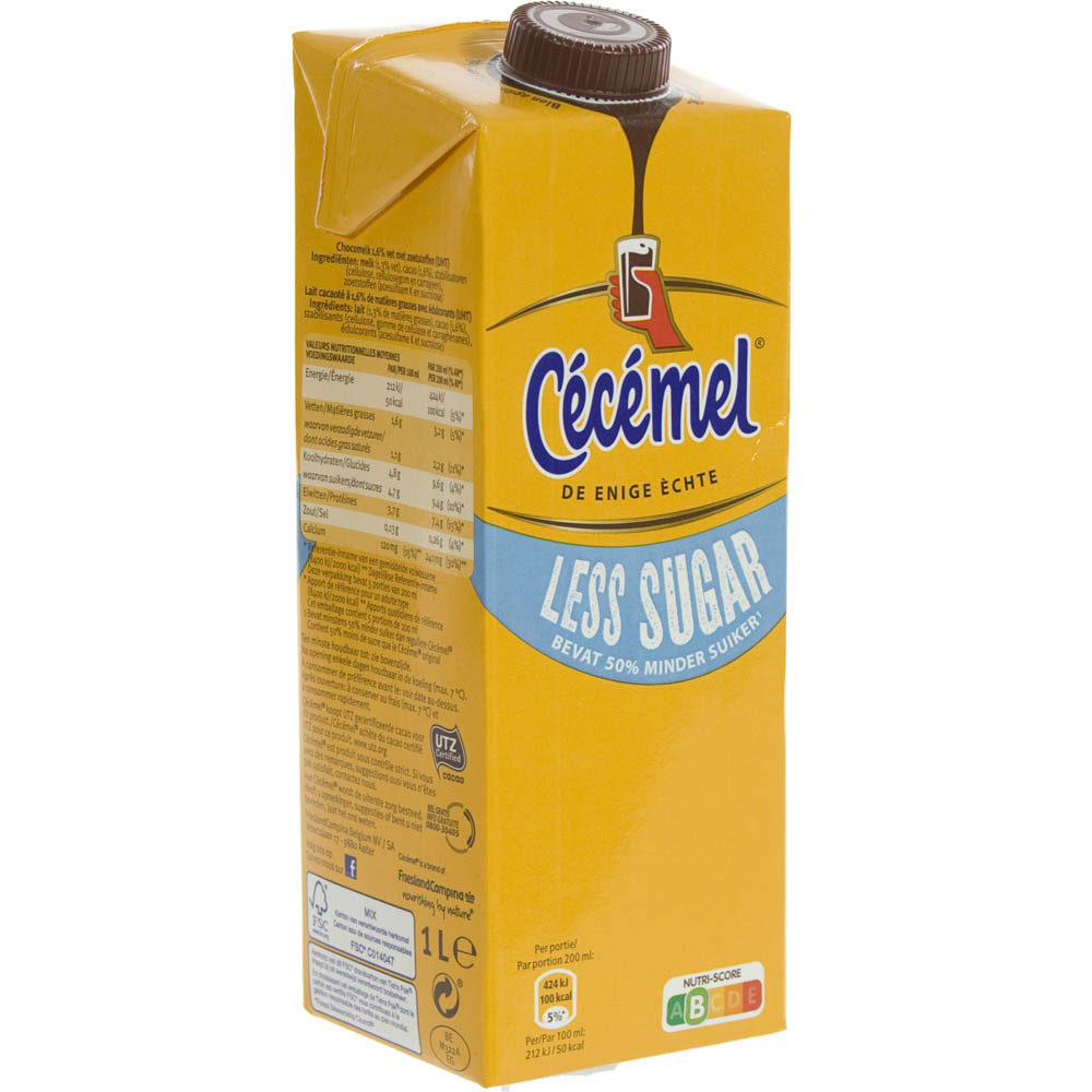 Cecemel Less Sugar  1 liter  Stuk