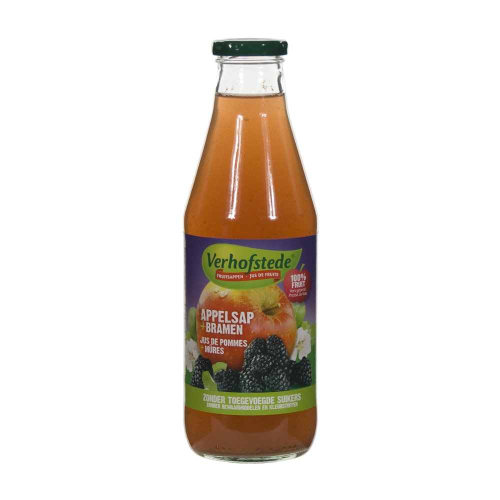 Verhofstede Fruitsap  Appel Bramensap  70 cl  Fles